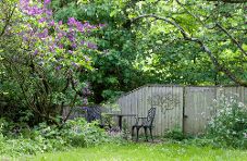 Garden view, corner 
